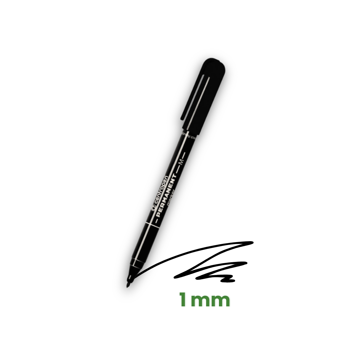 Centropen Permanent 1mm černý [1 ks]