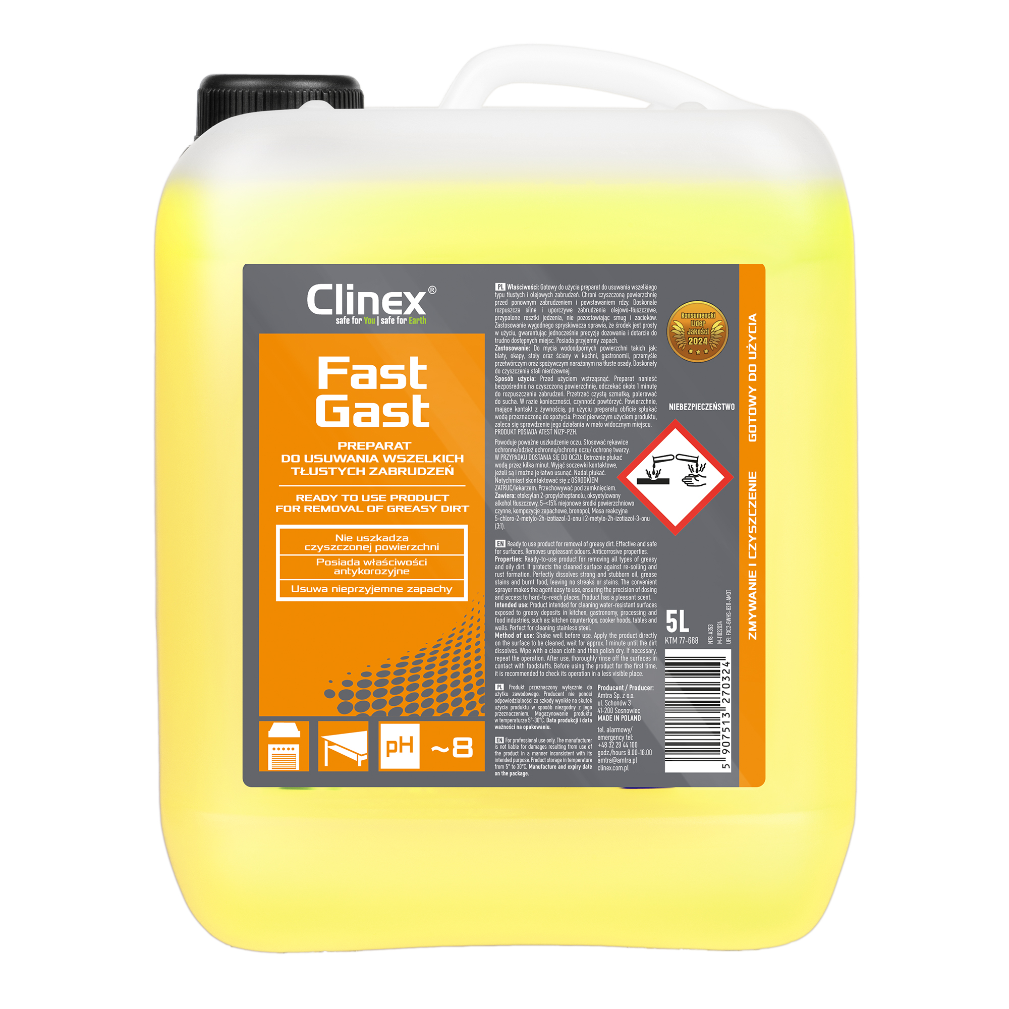 Clinex Fastgast 5L
