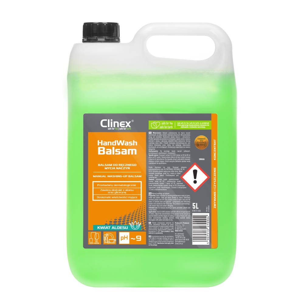 Clinex HandWash na ruční mytí nádobí 5L balsam