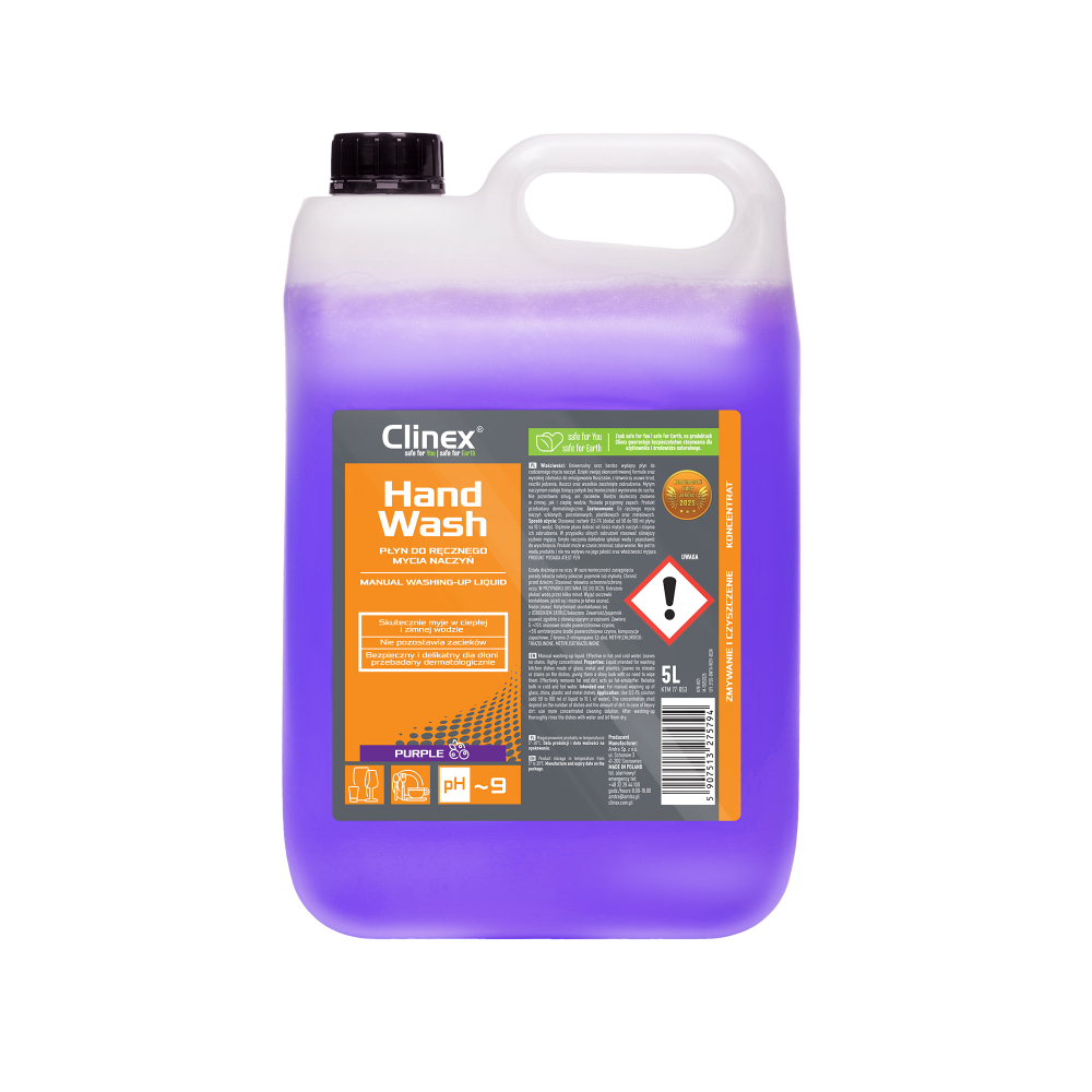 Clinex HandWash na ruční mytí nádobí 5L purple