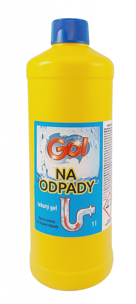 GO! na ODPADY tekutý 1l gel na čištění odpadů