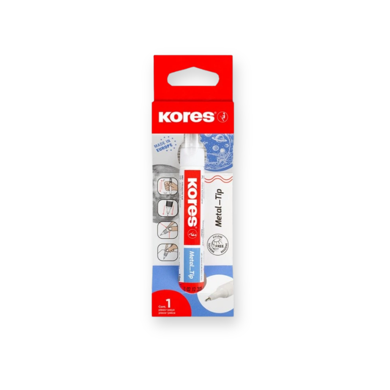 Korekční pero KORES Metal Tip 10g