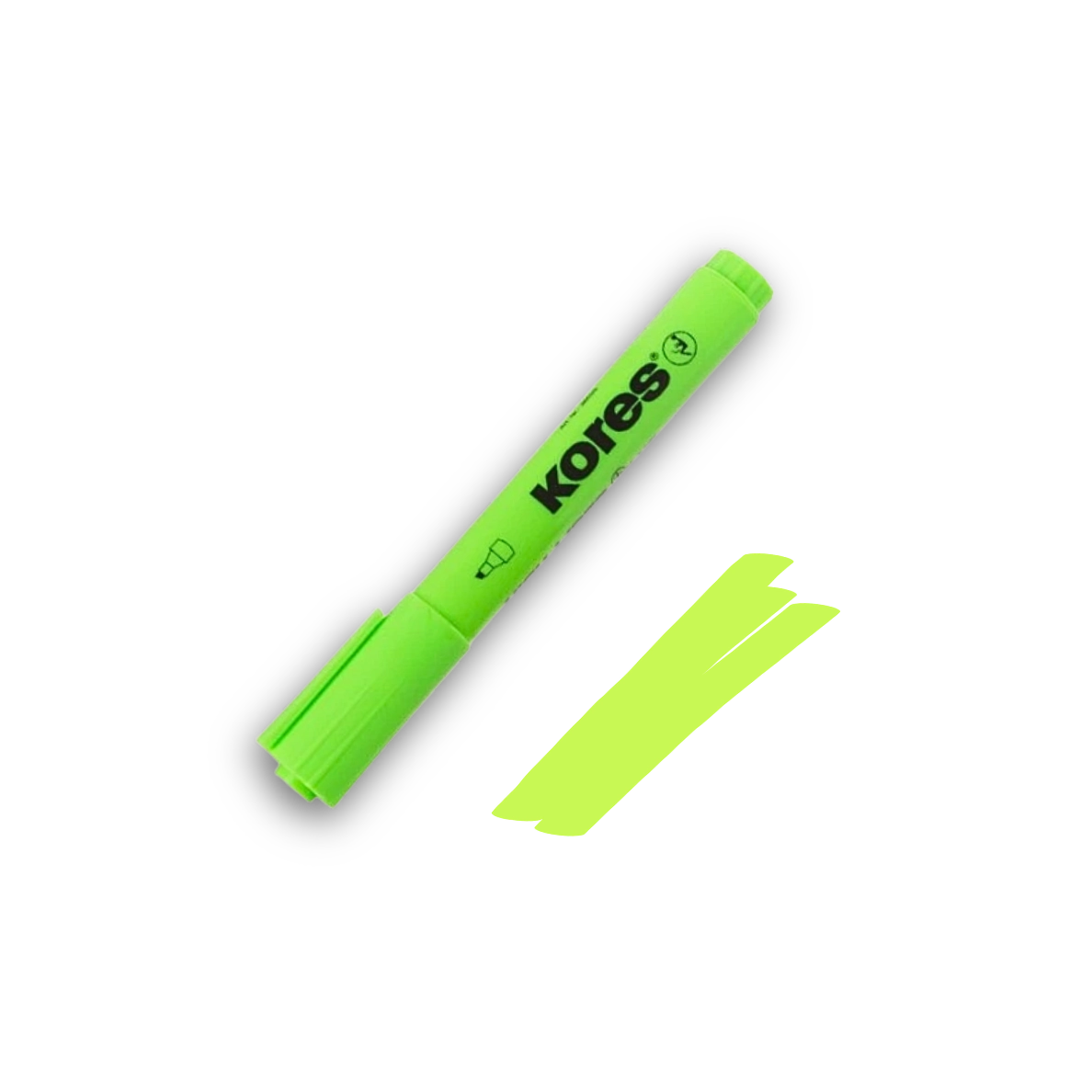 Kores High Liner PLUS zvýrazňovač zelený [1 ks]