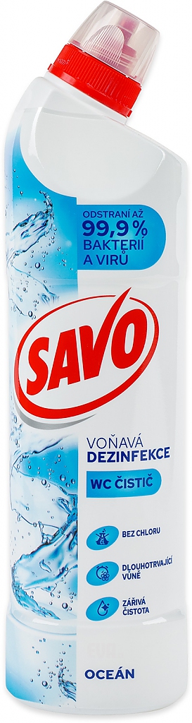 SAVO WC OCEÁN 700ml čistič