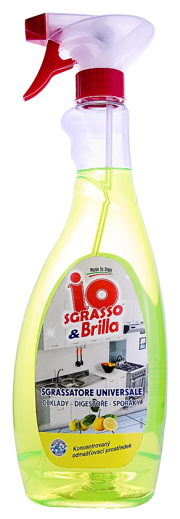 iO SGRASSO & Brilla odmašťovač 750ml s rozprašovač