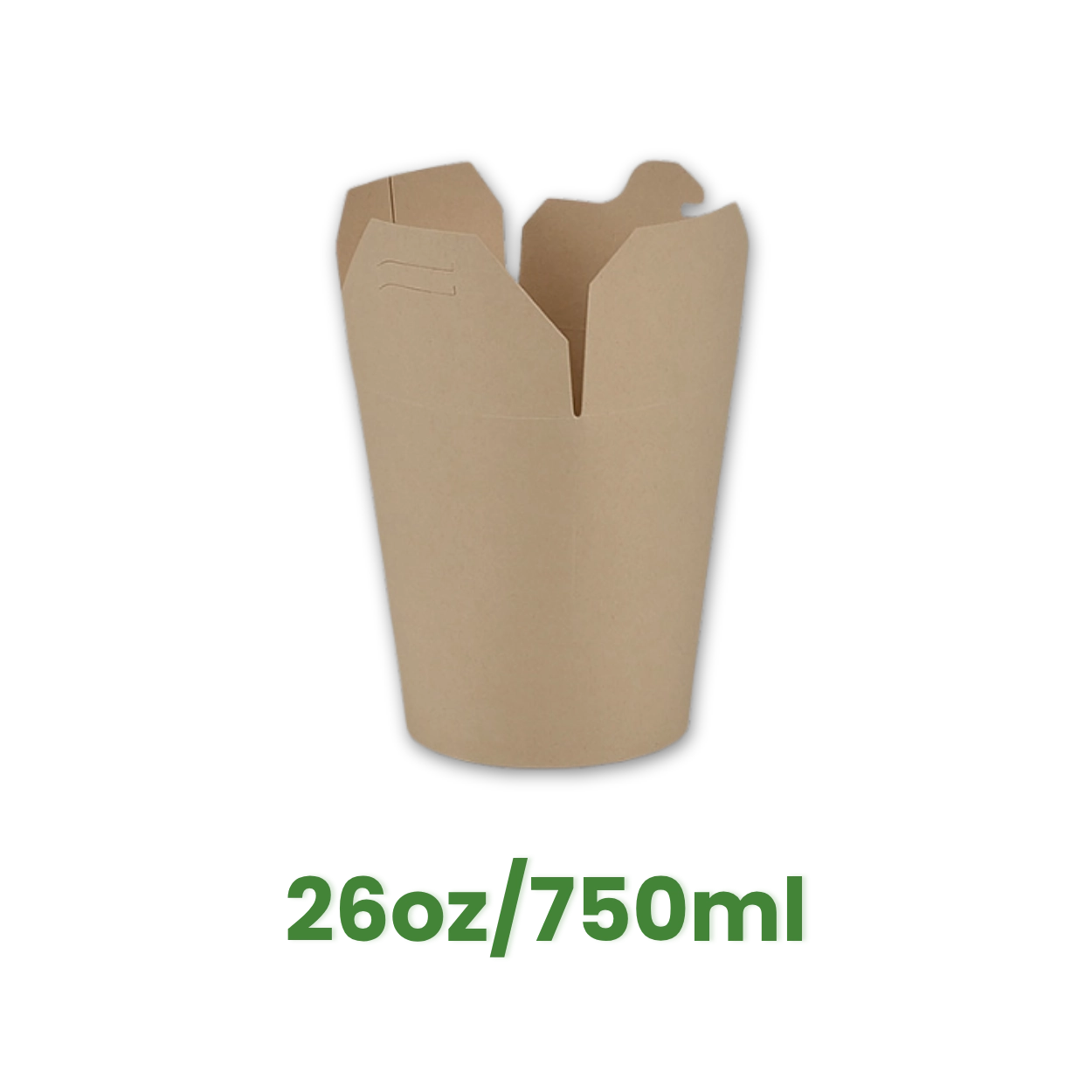 ECO Food Box 26oz, 750ml, Kraft hnědý [50 ks]