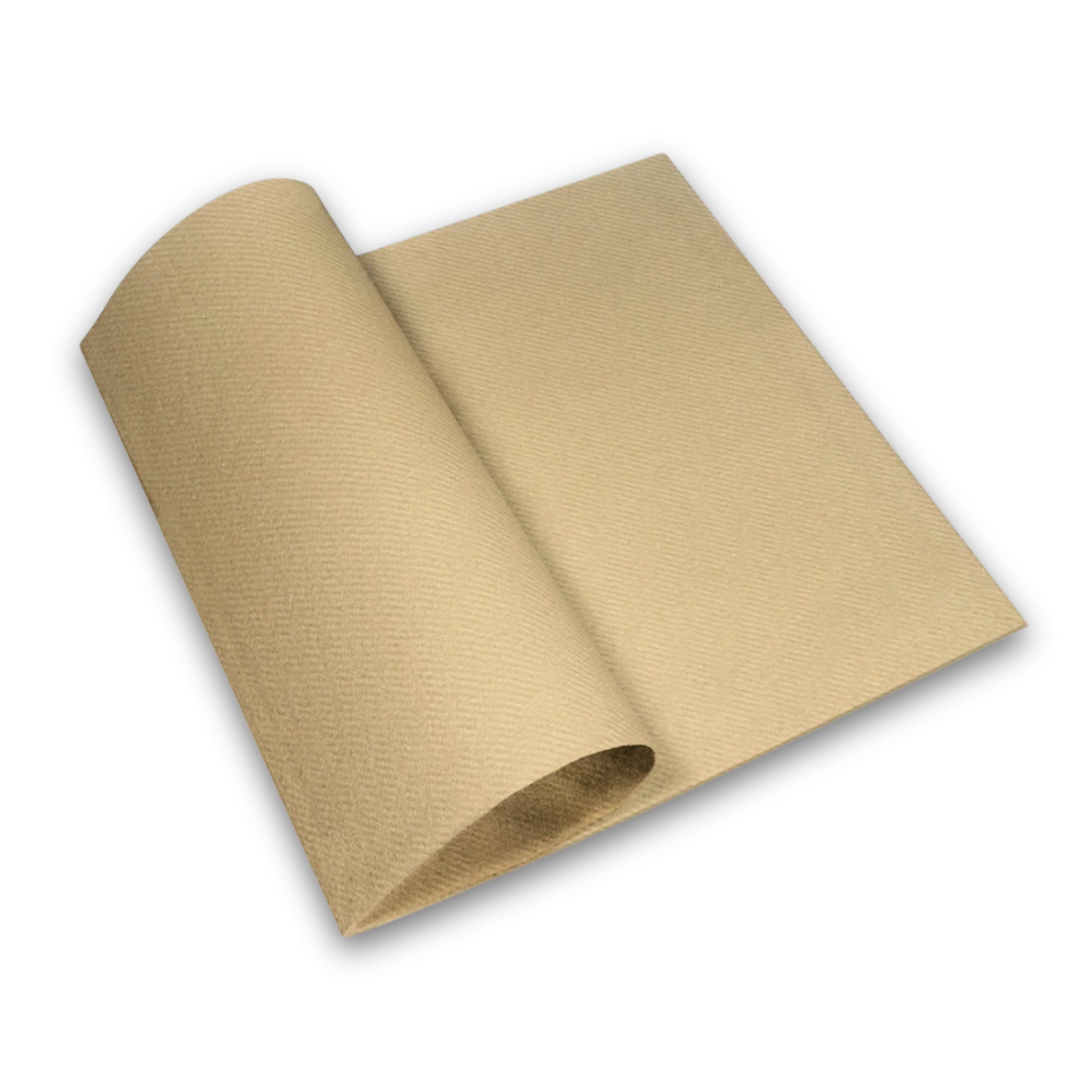 Ubrousky AIRLAID/it 40 x 40 cm, světlý odstín hnědé NATURAL [50 ks]