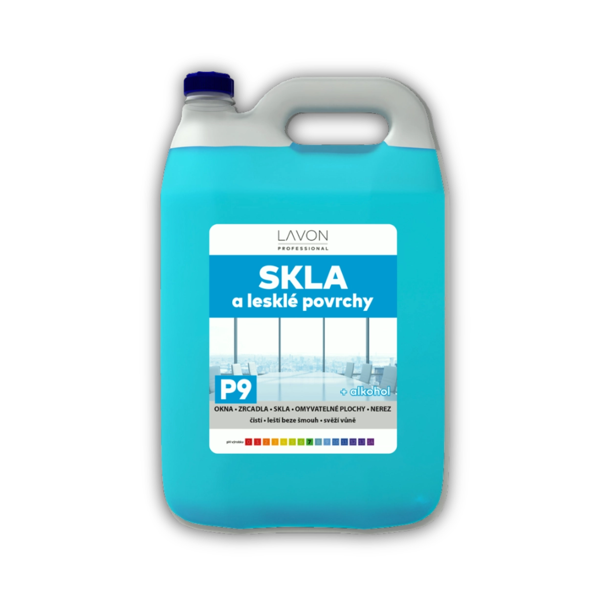 Čistič na skla a lesklé povrchy 5L LAVON P9