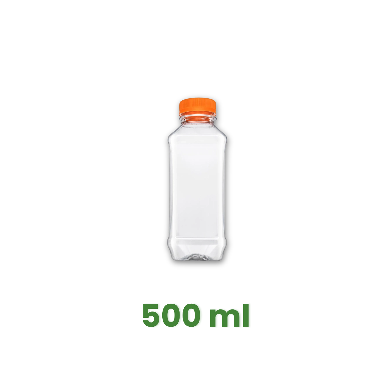 PET Láhev 500 ml FRESH, čirá s uzávěrem [216 ks]