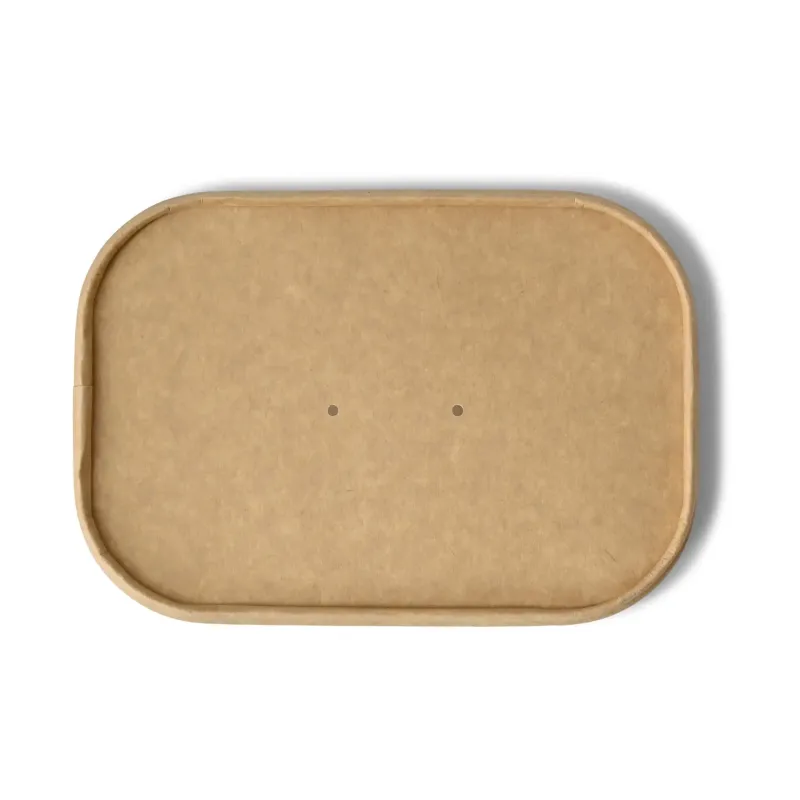 Víčko papírové k misce oválné1000ml 17,5 x 12,5 x 7,5 cm[50ks]