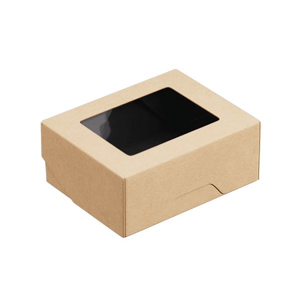 ECO Papírová krabička na sushi 350ml, TABOX 80 x 100 x 40 mm [50 ks]