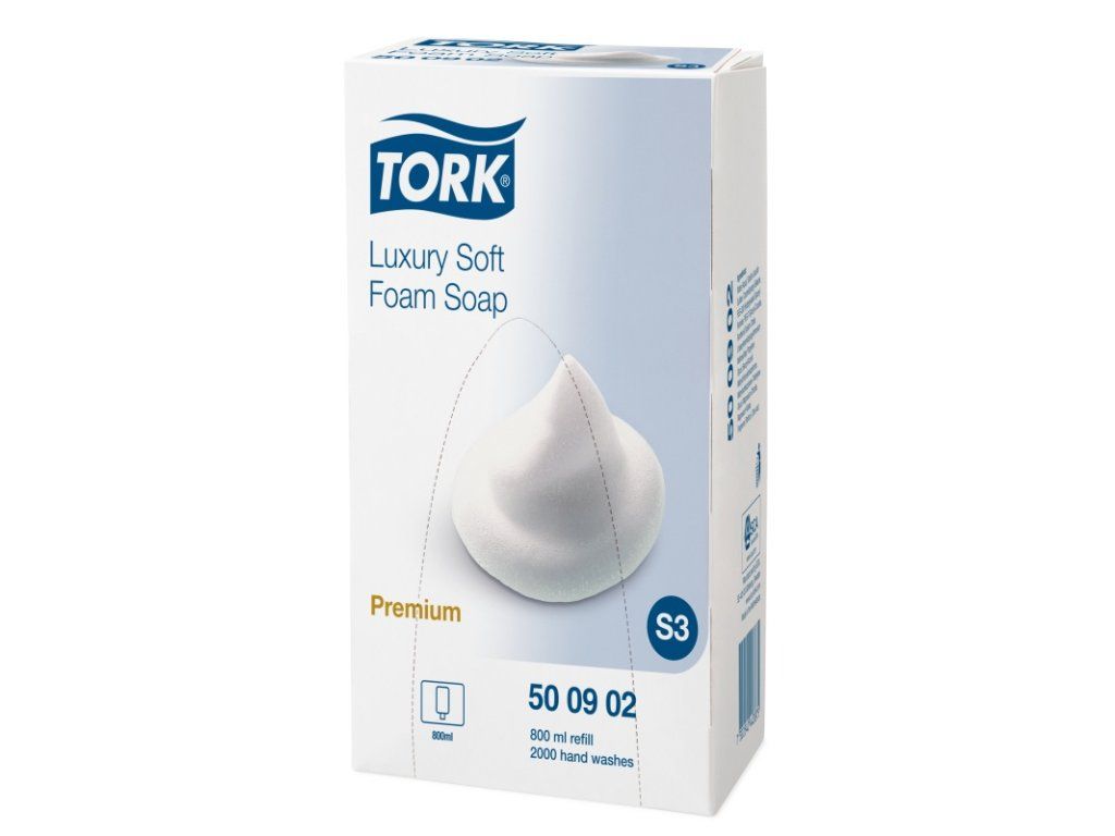 Luxusní pěnové mýdlo TORK 500902 Premium 800ml S3