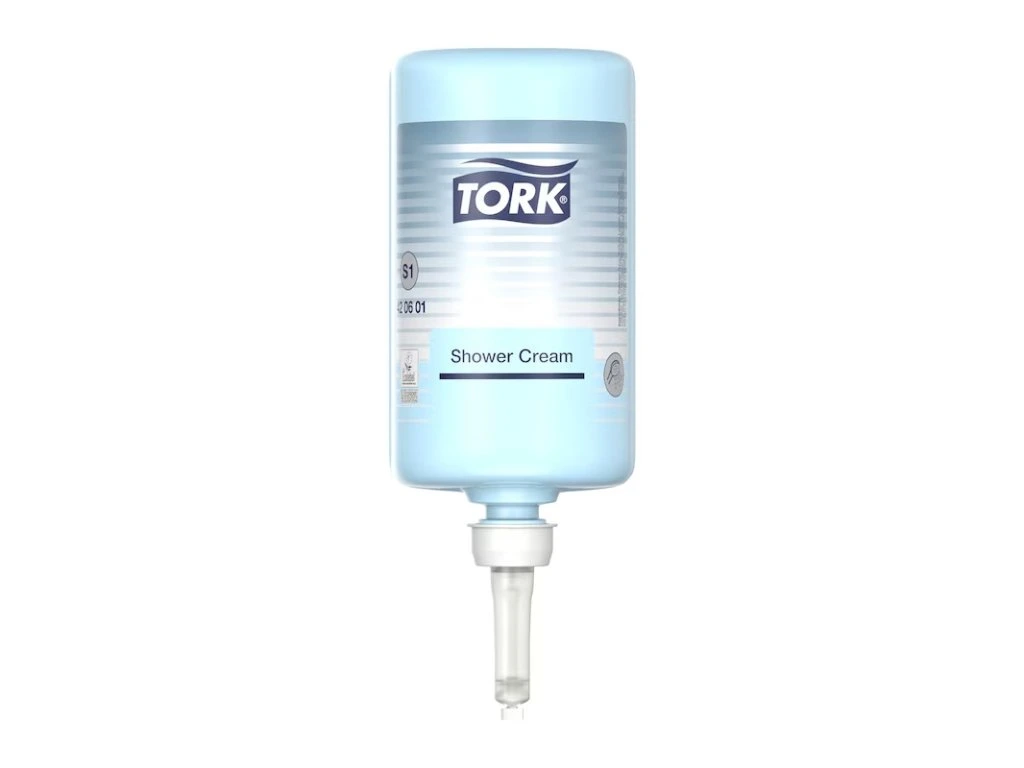 Tekutý sprchový gel na tělo a vlasy TORK 420601 1000ml S1