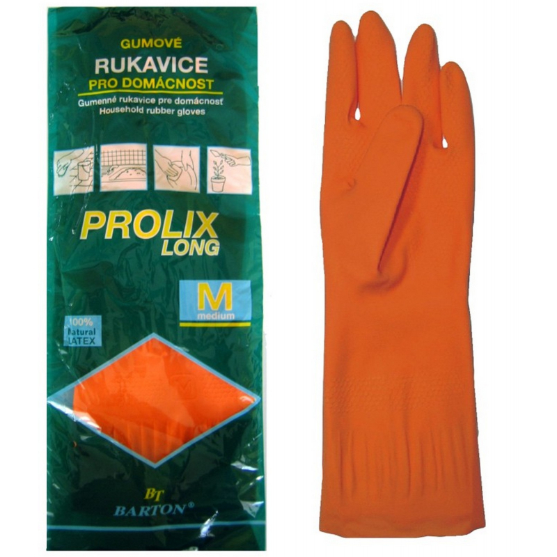 Rukavice gumové Prolix vel.M LONG