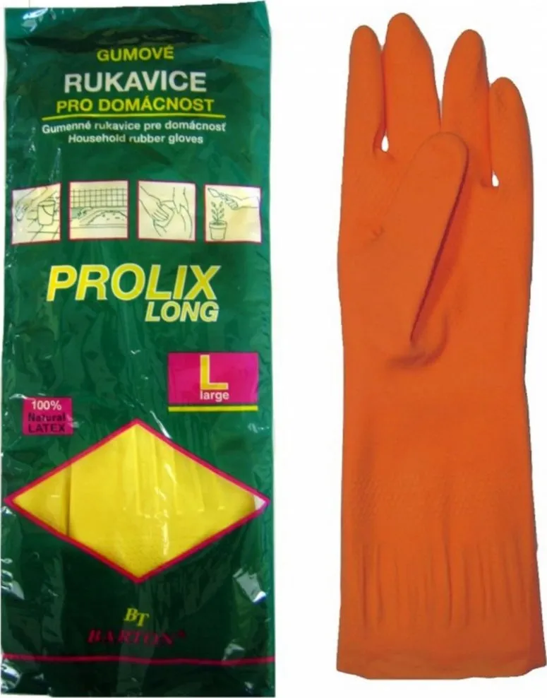Rukavice gumové Prolix vel.L LONG
