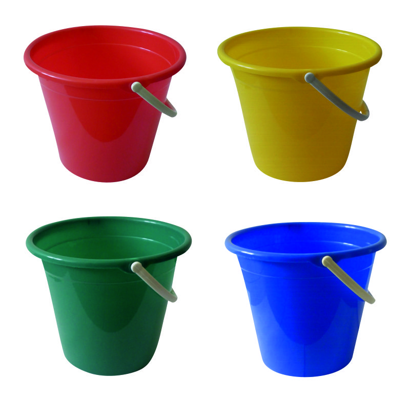 Vědro 10 l STANDARD - MIX BAREV