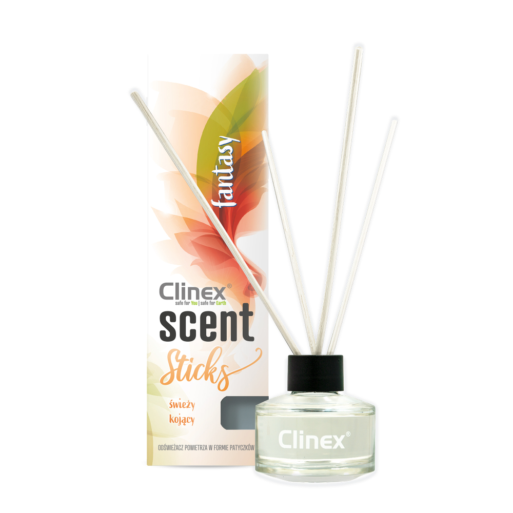CLINEX scent Fantasy 45ml– Vonné tyčinky s dlouhotrvající svěžestí