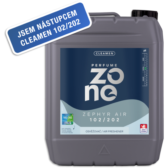 CLEAMEN PERFUME ZONE Zephyr air 102/202 5l osvěžovač, neutralizátor pachů