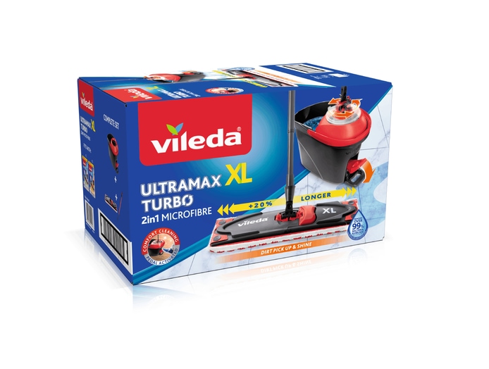 Vileda Ultramax XL TURBO + zdarma Vileda Pet smeták