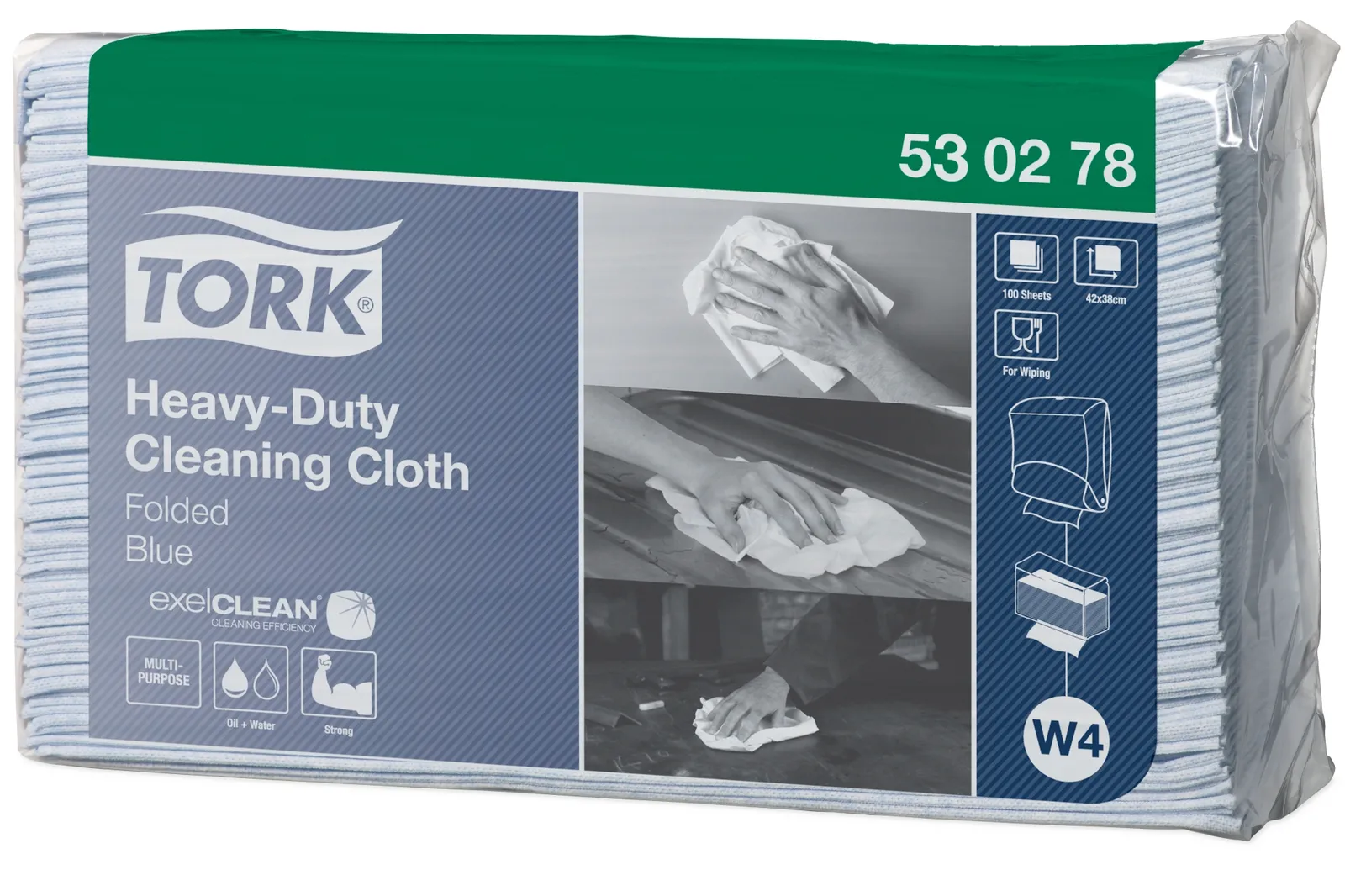 Tork Heavy Duty Netkaná textilie modrá  530278 100ks
